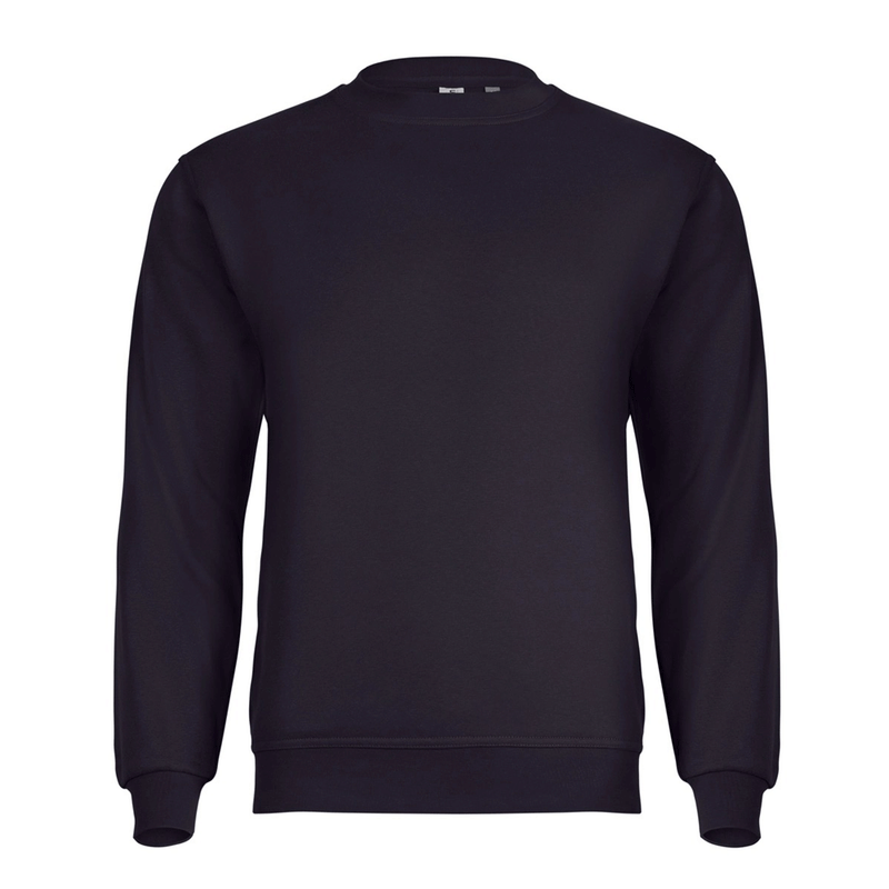 Uneek GR21 Eco Black Unisex Work Sweatshirt - PLAIN SWEATSHIRTS
