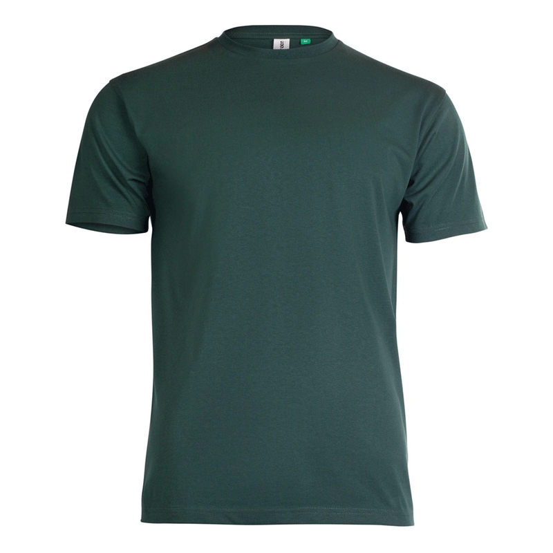 Uneek GR31 Eco Unisex Bottle Green Work  T-Shirt - PLAIN T-SHIRTS
