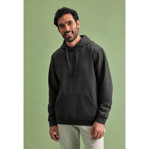 Uneek GR51 Eco Hoodie - PLAIN Charcoal Grey Work HOODIES