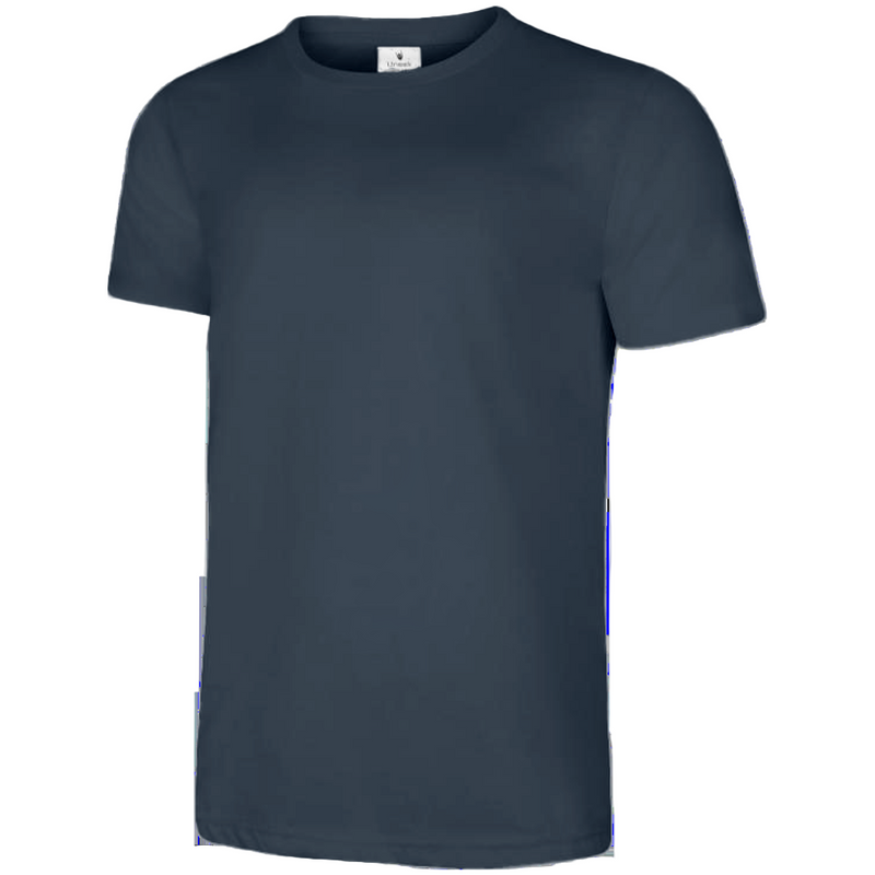 Uneek Olympic UC320 Charcoal Grey Unisex Workwear T-Shirts - PLAIN T-SHIRTS 