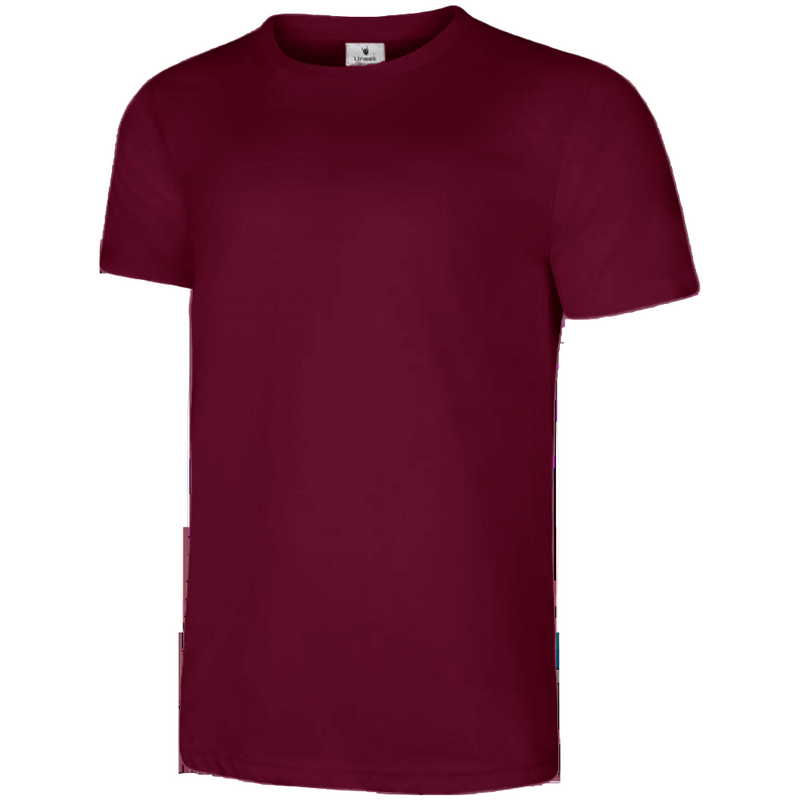 Uneek Olympic UC320 Maroon Red Unisex Work T-Shirts More Colours - PLAIN T-SHIRTS 