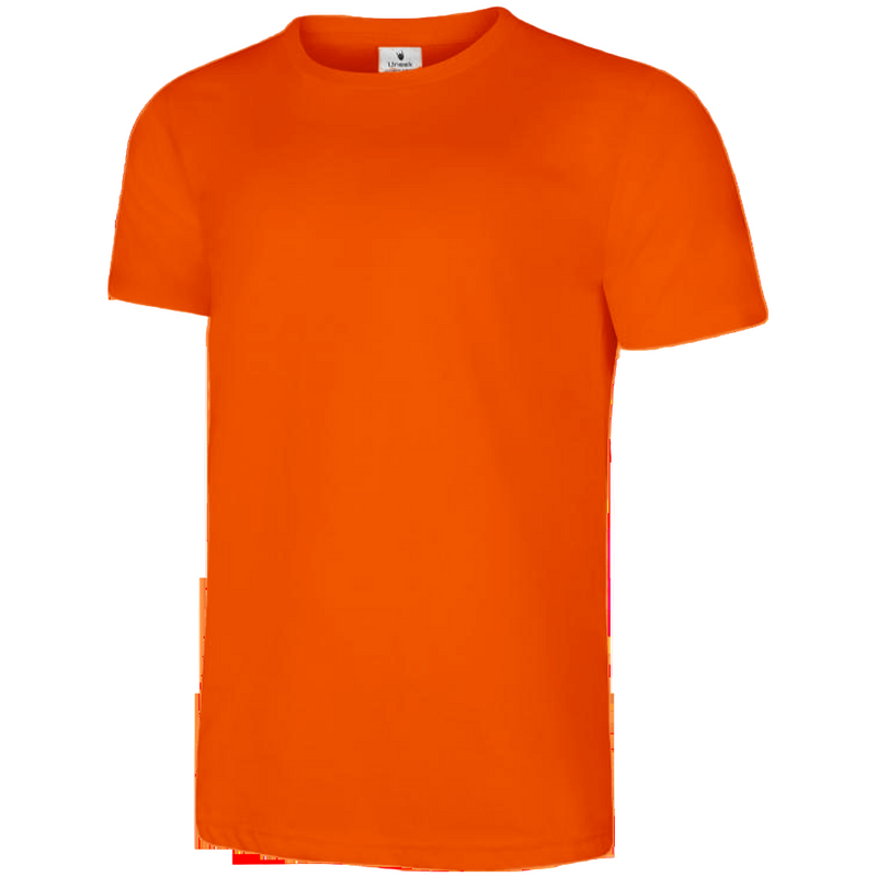 Uneek Olympic UC320 Orange Unisex Work T-Shirts - PLAIN T-SHIRTS