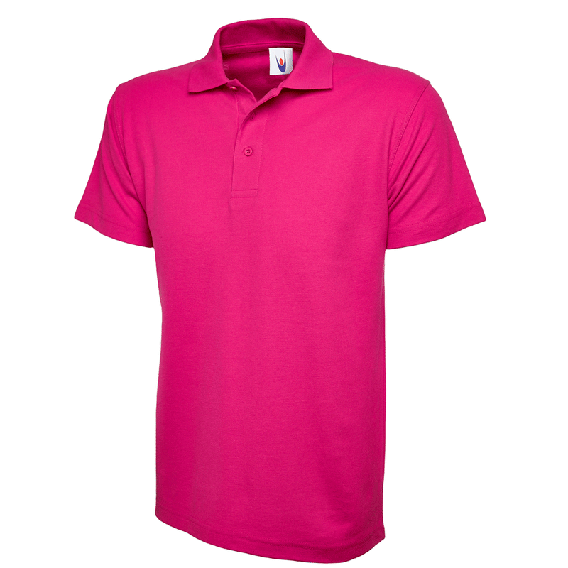 Uneek UC101 Classic Polo Shirt - PLAIN POLO SHIRTS Hot Pink