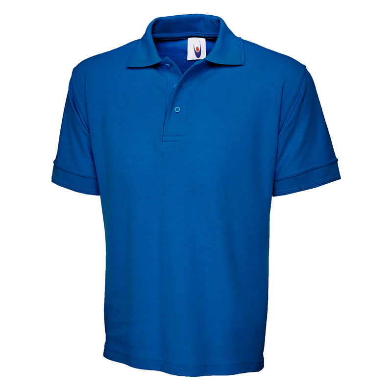 Uneek UC102 Heavyweight Polo Shirt - PLAIN POLO SHIRTS Royal Blue