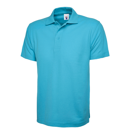 Uneek UC105 Active Sky Blue Unisex Work Polo Shirt More Colours - PLAIN POLO SHIRTS