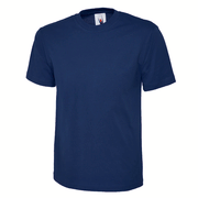 Uneek UC301 Classic French Navy Unisex Work T-Shirt - PLAIN T-SHIRTS