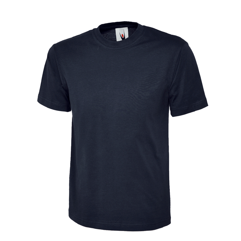 Uneek UC302 Heavyweight Navy Blue Unisex Work T-Shirt - PLAIN T-SHIRTS