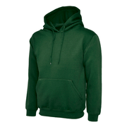 Uneek UC502 Classic Hooded Sweatshirt More Colours - PLAIN HOODIES Green