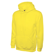 Uneek UC502 Classic Yellow Work Hooded Sweatshirt - PLAIN HOODIES