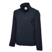 Uneek UC612 Classic Full Zip Soft Shell Navy Work Fleece Jacket - PLAIN JACKETS