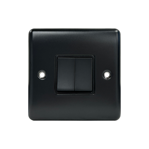 Caradok 2G 2Way 10A Switch Matt Black - Caradok - The Curve - Matt Black