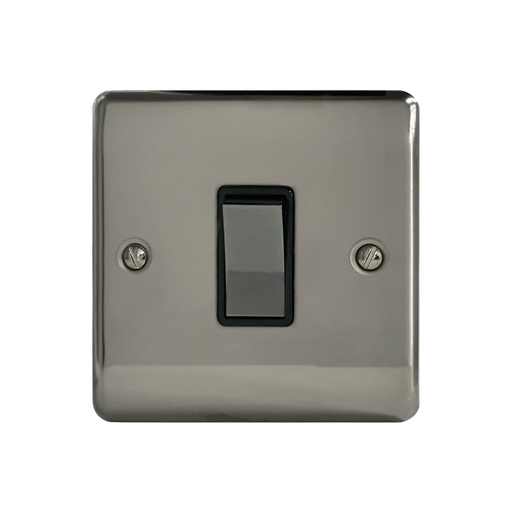 Caradok 10A Retractive Switch Black Nickel - Hardware > Power & Electrical Supplies > Power Outlets & Sockets Caradok - The Curve - Black Nickel