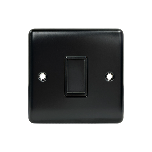 Caradok 1G Intermediate 10A Switch Matt Black - Caradok - The Curve - Matt Black