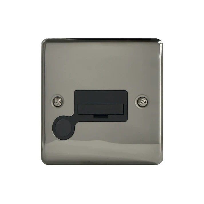 Caradok Fused Spur 13A Unswitched Fused Connection Unit - Black Nickel - Caradok - The Curve - Black Nickel