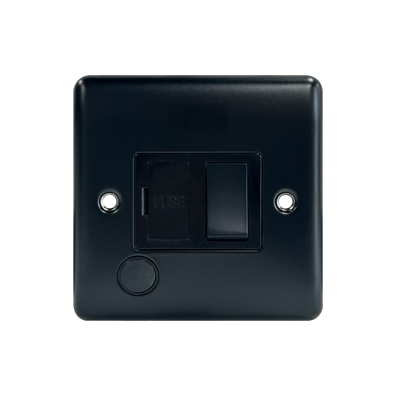 Caradok 13A Switched Spur + FO Matt Black - Caradok - The Curve - Matt Black