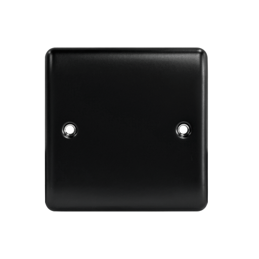 Caradok 1G Blank Plate Matt Black - Caradok - The Curve - Matt Black