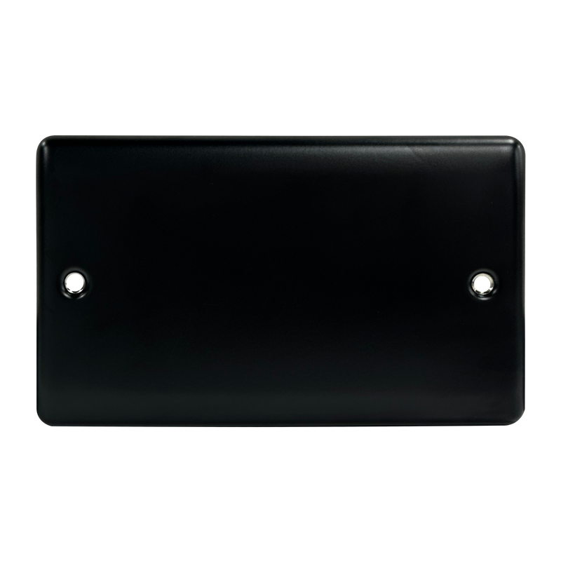Caradok 2G Blank Plate Matt Black - Caradok - The Curve - Matt Black