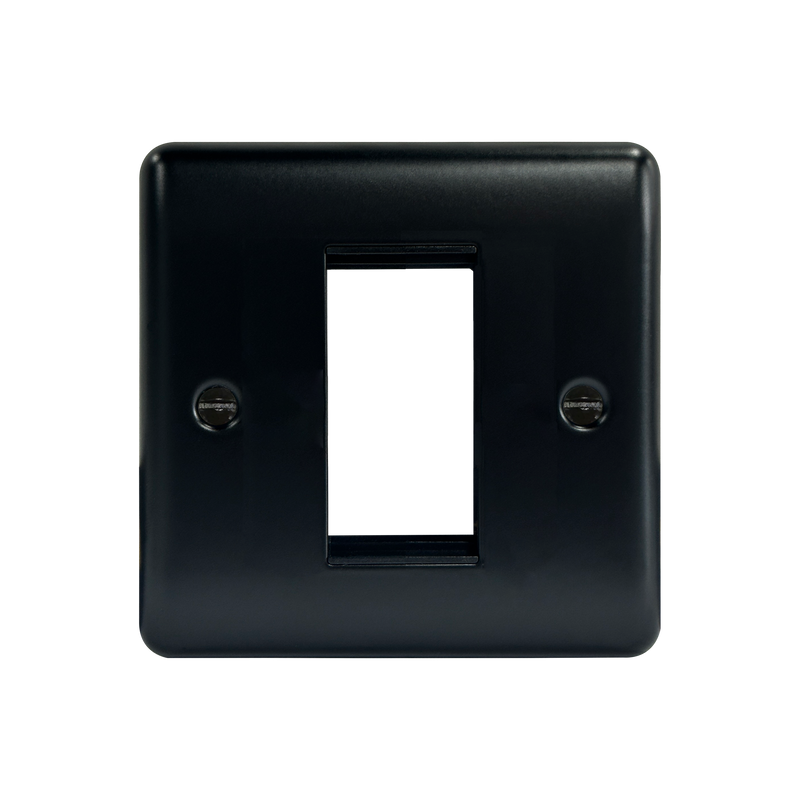 Caradok 1G 1 Module Data Plate Matt Black - Caradok - The Curve - Matt Black