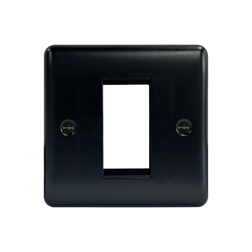 Caradok 1G 1 Module Data Plate Matt Black - Caradok - The Curve - Matt Black
