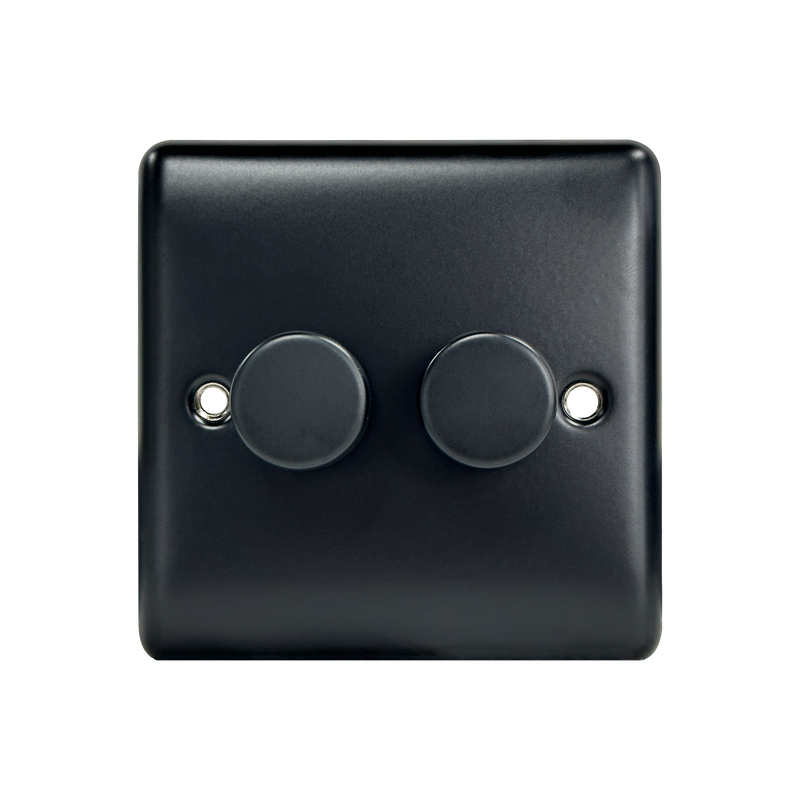 Caradok 2G LED Dimmer Matt Black (Max 100W) - Caradok - The Curve - Matt Black