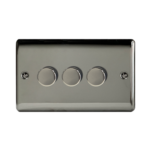 Caradok 3G LED Dimmer Black Nickel (Max 100W) - Hardware > Power & Electrical Supplies > Electrical Switches > Light Switches > Dimmer Switches Caradok - The Curve - Black Nickel