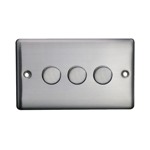 Caradok 3G LED Dimmer Brushed Chrome (Max 100W) - Caradok - The Curve - Brushed Steel