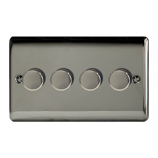 Caradok 4G LED Dimmer Black Nickel (Max 100W) - Hardware > Power & Electrical Supplies > Power Outlets & Sockets Caradok - The Curve - Black Nickel