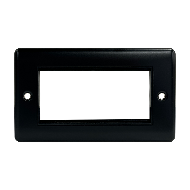 Caradok 2G 4 Module Data Plate Matt Black - Caradok - The Curve - Matt Black
