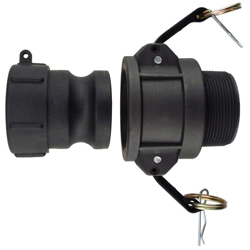 IBC 2” S60X6 – 1.5” Camlock Fitting with 1.5” Type B Camlock - Hardware > Plumbing > Plumbing Fittings & Supports > Pipe Connectors