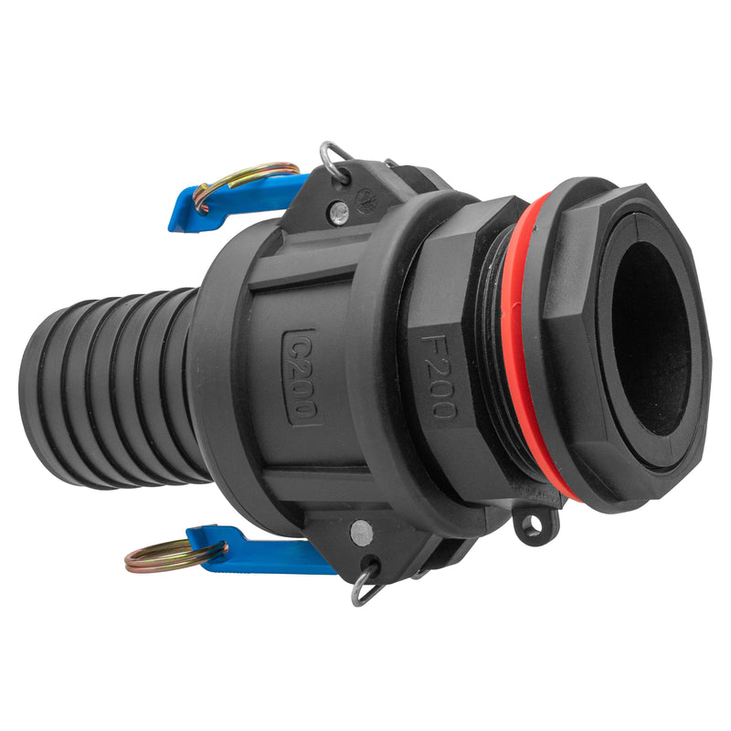 Camlock Male - Water Butt Connector with Hose Tail - Home & Garden > Lawn & Garden > Watering & Irrigation > Garden Hose Fittings & Valves Tech Hose & Fittings