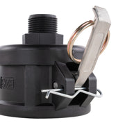 Camlock Type B Reducing 2" - 3/4" BSPM - Home & Garden > Lawn & Garden > Watering & Irrigation > Garden Hose Fittings & Valves Tech Hose & Fittings