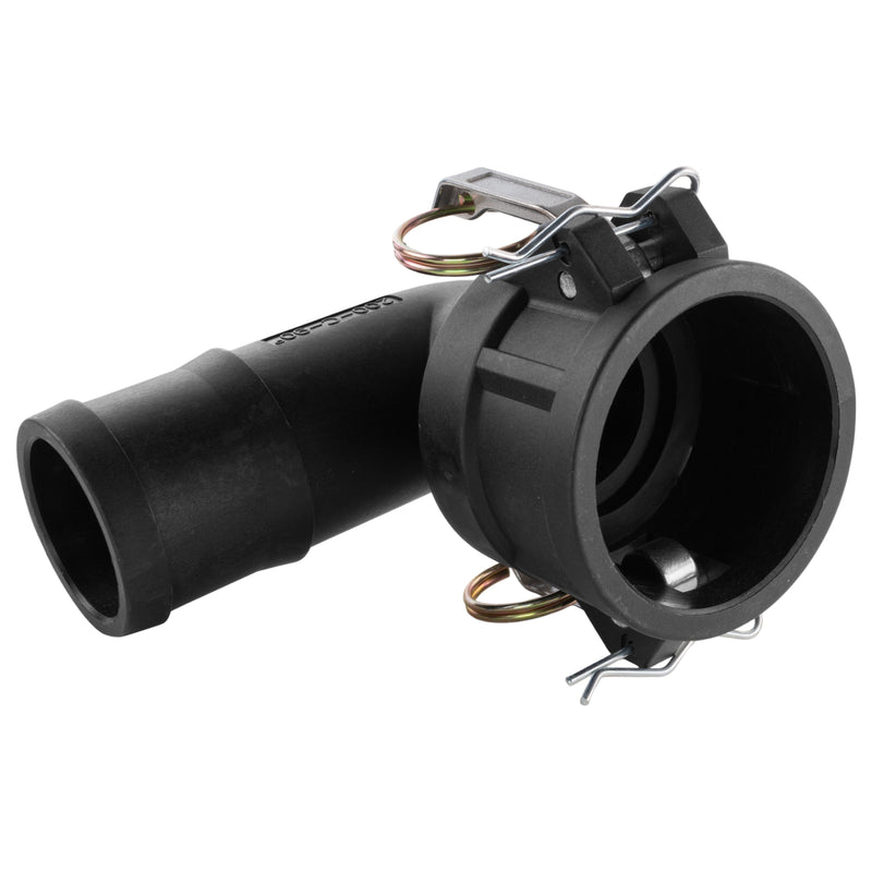 Camlock 90-Degree Female Elbow 1.5" Barb - Home & Garden > Lawn & Garden > Watering & Irrigation > Garden Hose Fittings & Valves Tech Hose & Fittings