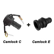 Camlock Type C + E - Home & Garden > Lawn & Garden > Watering & Irrigation > Garden Hose Fittings & Valves Tech Hose & Fittings