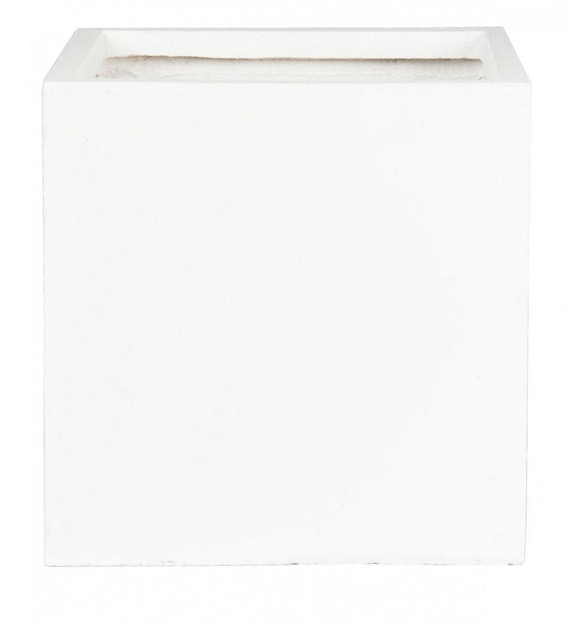 IDEALIST Lite Contemporary Flower Box Square Garden Planter, Faux Lead Light Concrete Outdoor Large Plant Pot H60 L60 W60 cm, 195L - Home & Garden > Lawn & Garden > Gardening > Pots & Planters > Planters