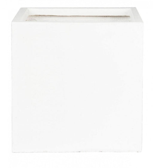 IDEALIST Lite Contemporary Flower Box Square Garden Planter, Faux Lead Light Concrete Outdoor Large Plant Pot H60 L60 W60 cm, 195L - Home & Garden > Lawn & Garden > Gardening > Pots & Planters > Planters