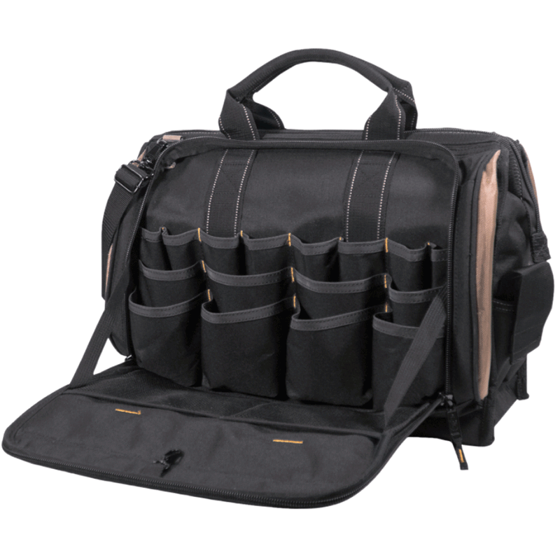 CLC Multi-Compartment Tool Carrier Bag, Large - TOOLCARRIERS