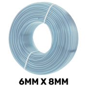 Clear PVC Pipe 6mm*8mm - Hardware > Plumbing > Plumbing Pipes Tech Hose & Fittings