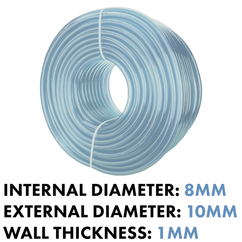 Clear PVC Pipe 8mm*10mm - Hardware > Plumbing > Plumbing Pipes Tech Hose & Fittings