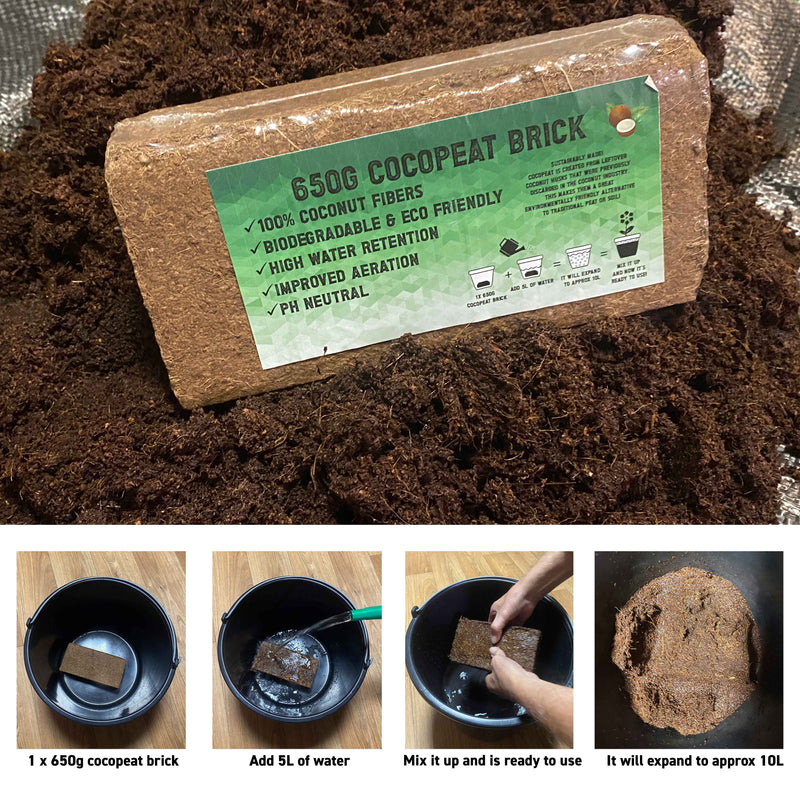 Coco Coir, Natural Compost, Organic Coconut Fibre - Home & Garden > Lawn & Garden > Gardening > Sands & Soils