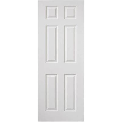Colonist Textured 6 Panel White Primed Internal Fire Door FD30 - All Sizes - Doors