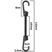 Bungee Cord Hook with PVC-coated Metal Hooks 120cm - OTHER
