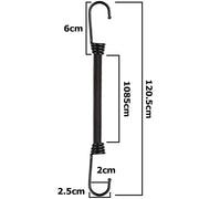Bungee Cord Hook Metal 120cm - Home & Garden Tarpaulins