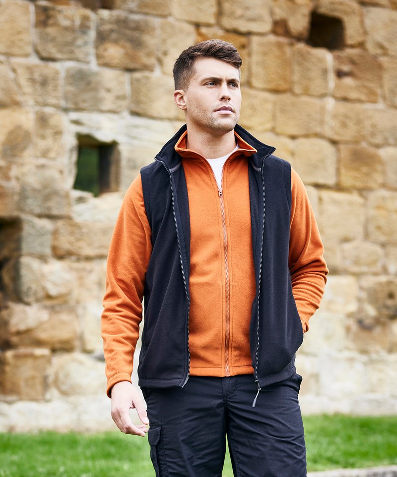 Craghoppers Recycled Expert Corey Mens Work Fleece Vest Black Navy Sizes XS to 3XL - Sustainable Workwear Range