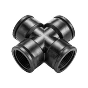 PP Cross 1" BSPF - Hardware > Plumbing > Plumbing Fittings & Supports > Pipe Connectors Tech Hose & Fittings