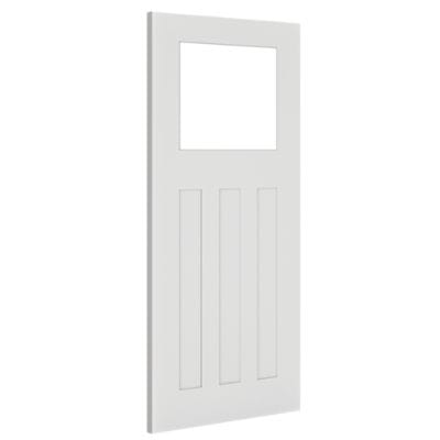 Cambridge White Primed Glazed Internal Door - All Sizes - Doors