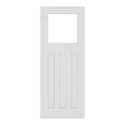 Cambridge White Primed Glazed Internal Door - All Sizes - Doors