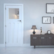 Cambridge White Primed Glazed Internal Door - All Sizes - Doors