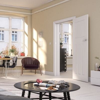Cambridge White Primed Internal Door - All Sizes - Doors
