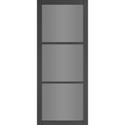 Camden Black Prefinished Tinted Glazed Internal Door - All Sizes - Doors