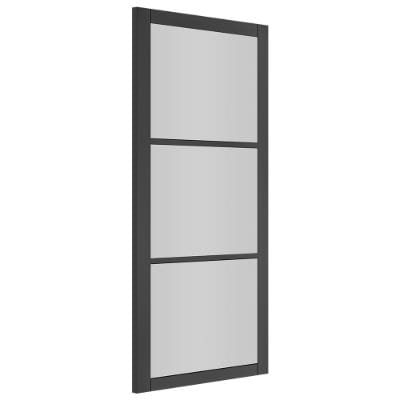 Camden Black Prefinished Glazed Internal Door - All Sizes - Doors